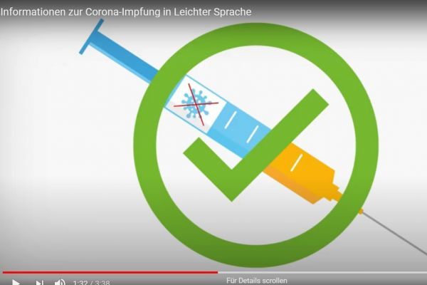Video über Corona-Impfung in Leichter Sprache