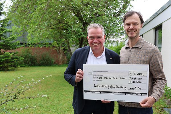Spendenübergabe: Rotary Club unterstützt das Clemens-Maria-Kinderheim
